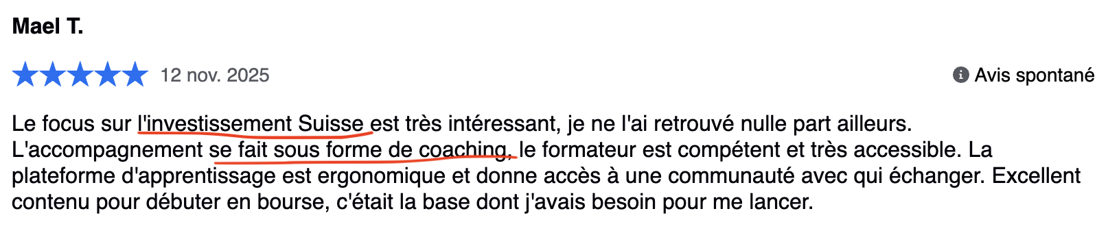 Avis client vérifié n°2