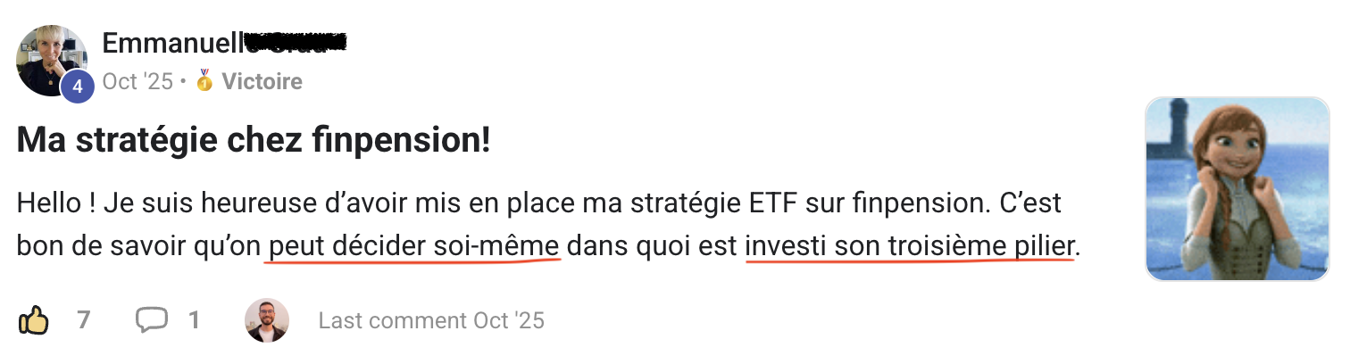 Résultat élève partagé sur Skool n°13